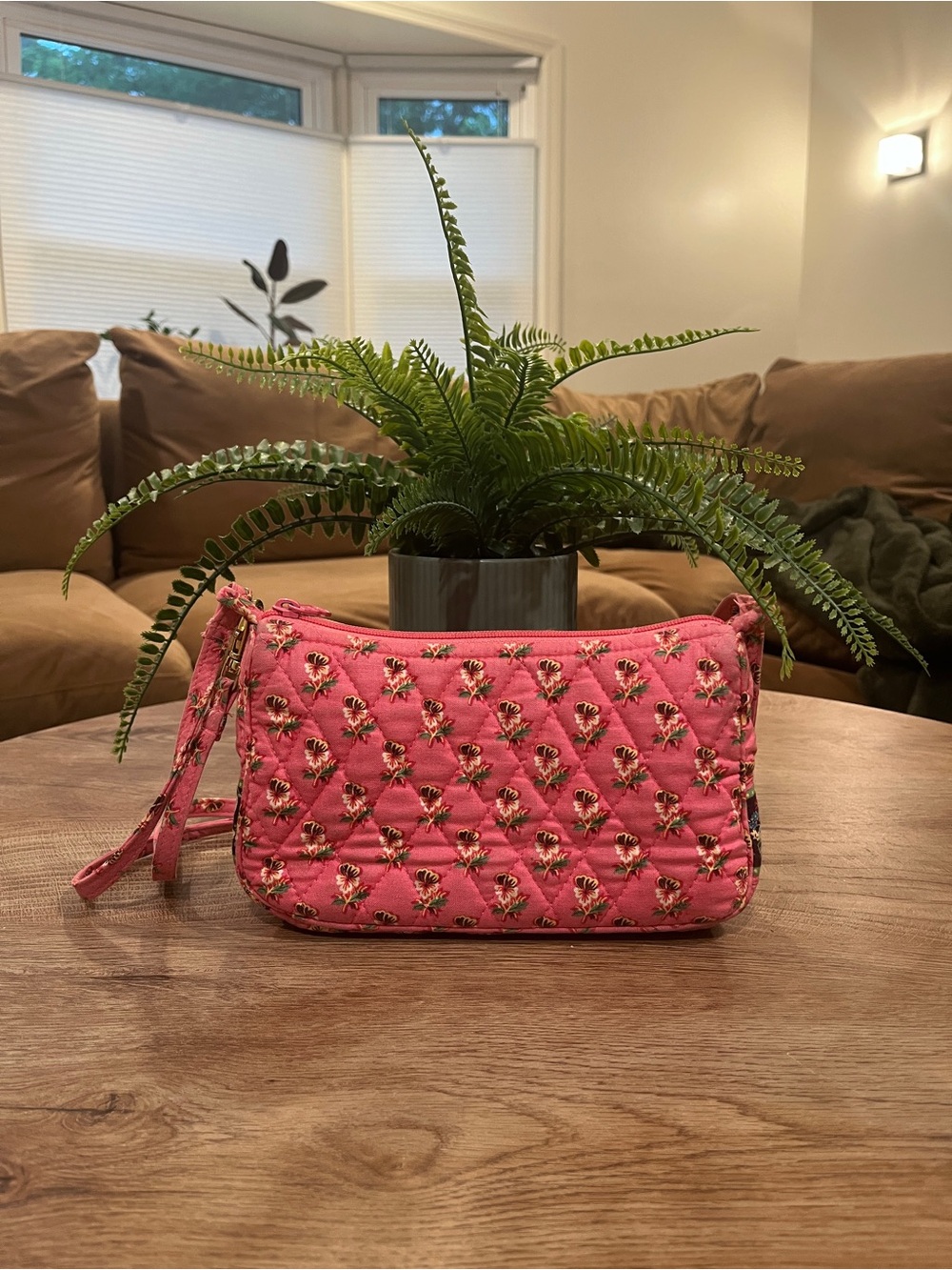 Vera Bradley Pink Pansy Amy bag - Picture 2 of 5